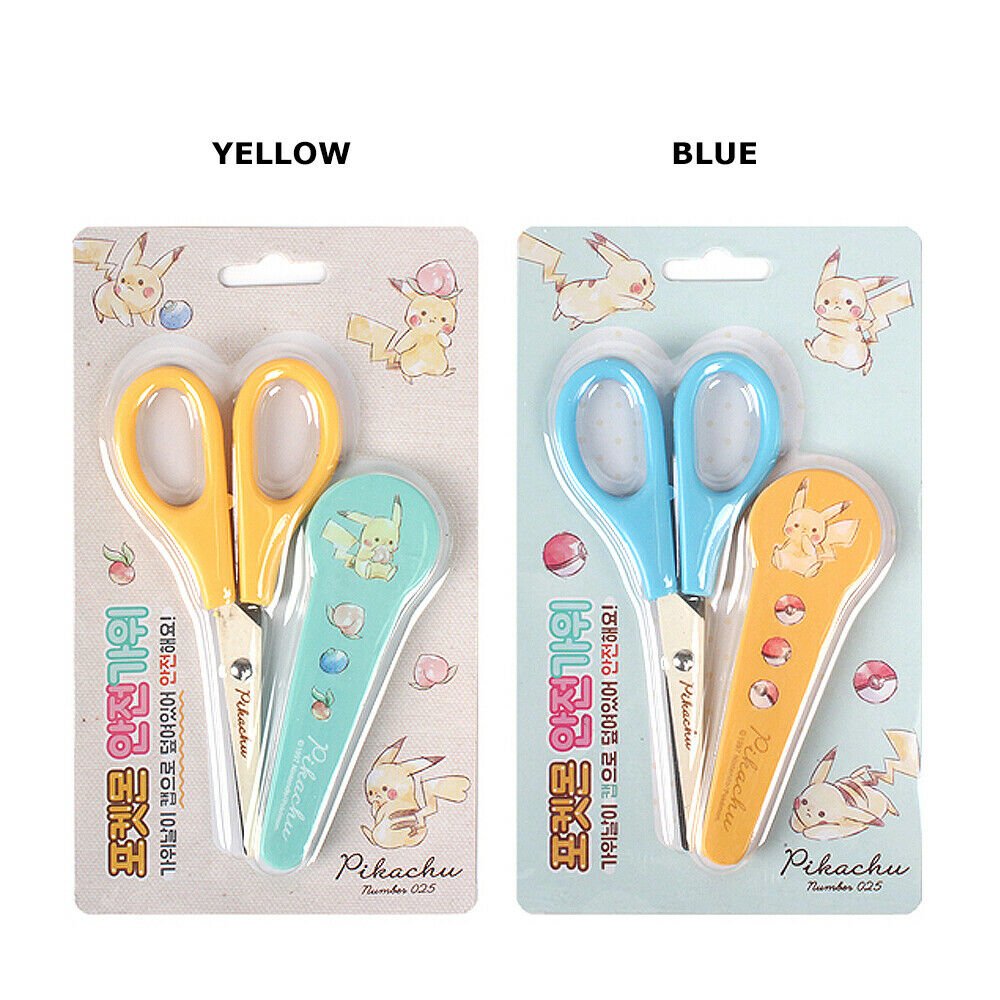 Pokemon Pikachu Safety Cap Scissors 1PC