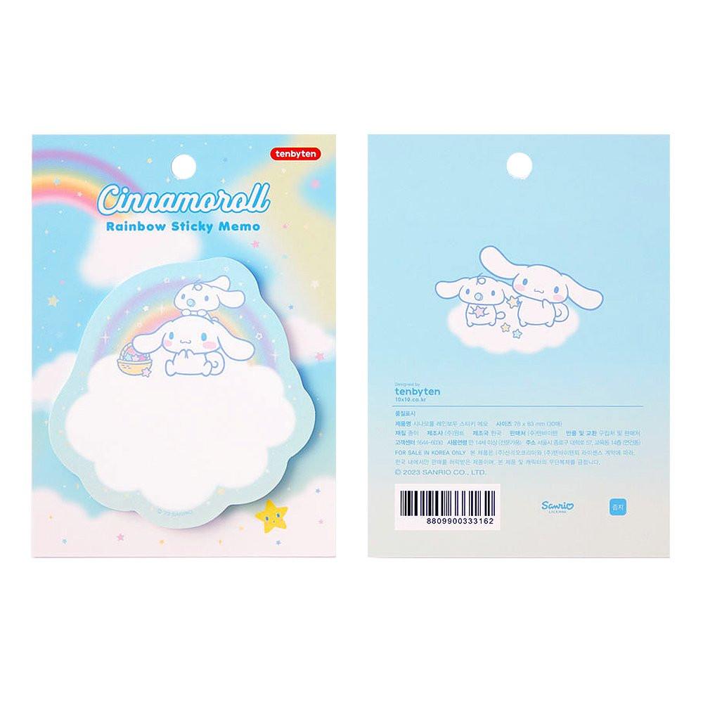 Sanrio Characters Rainbow Sticky Memo Pad