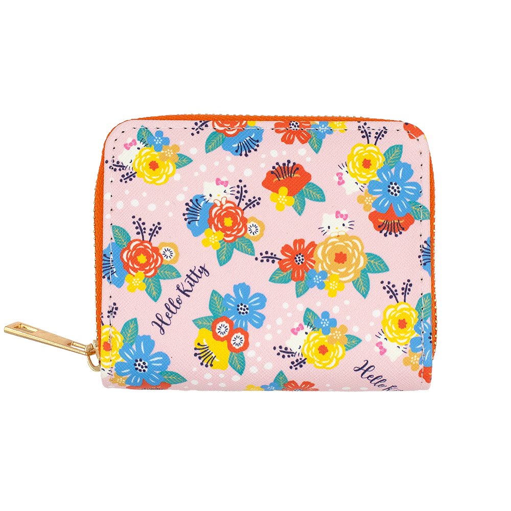Hello Kitty Zip Around Wallet : Flower
