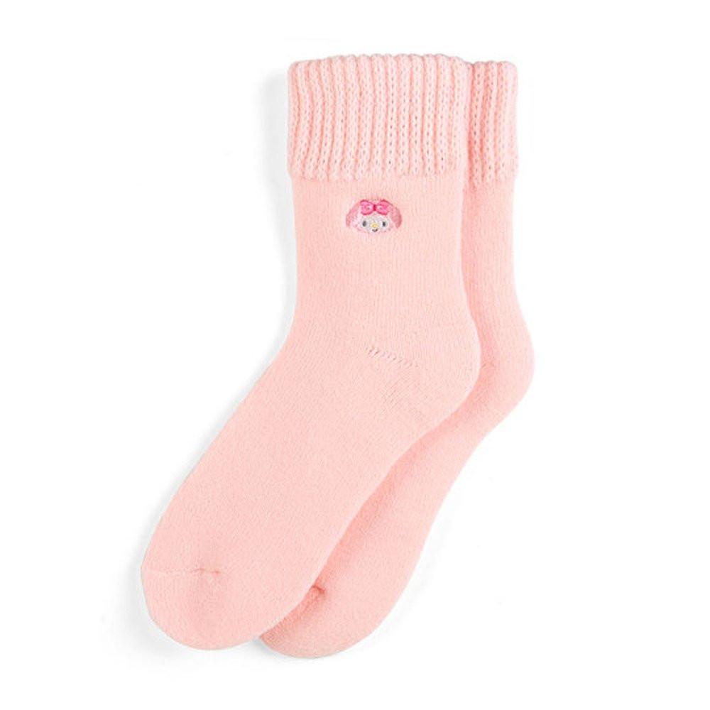 Sanrio My Melody Crew Embroidered Face Socks