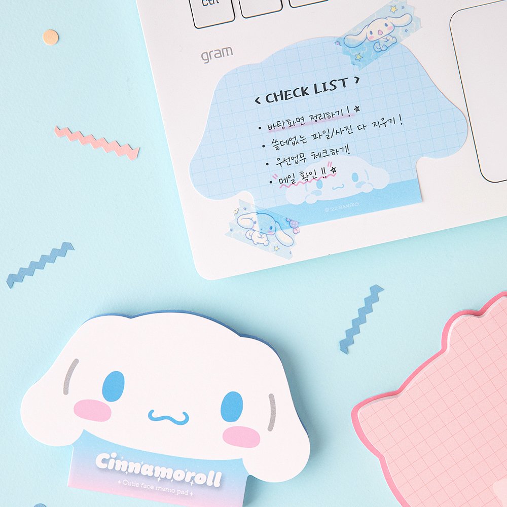 Sanrio Characters Non-Sticky Memo Pad : Cutie
