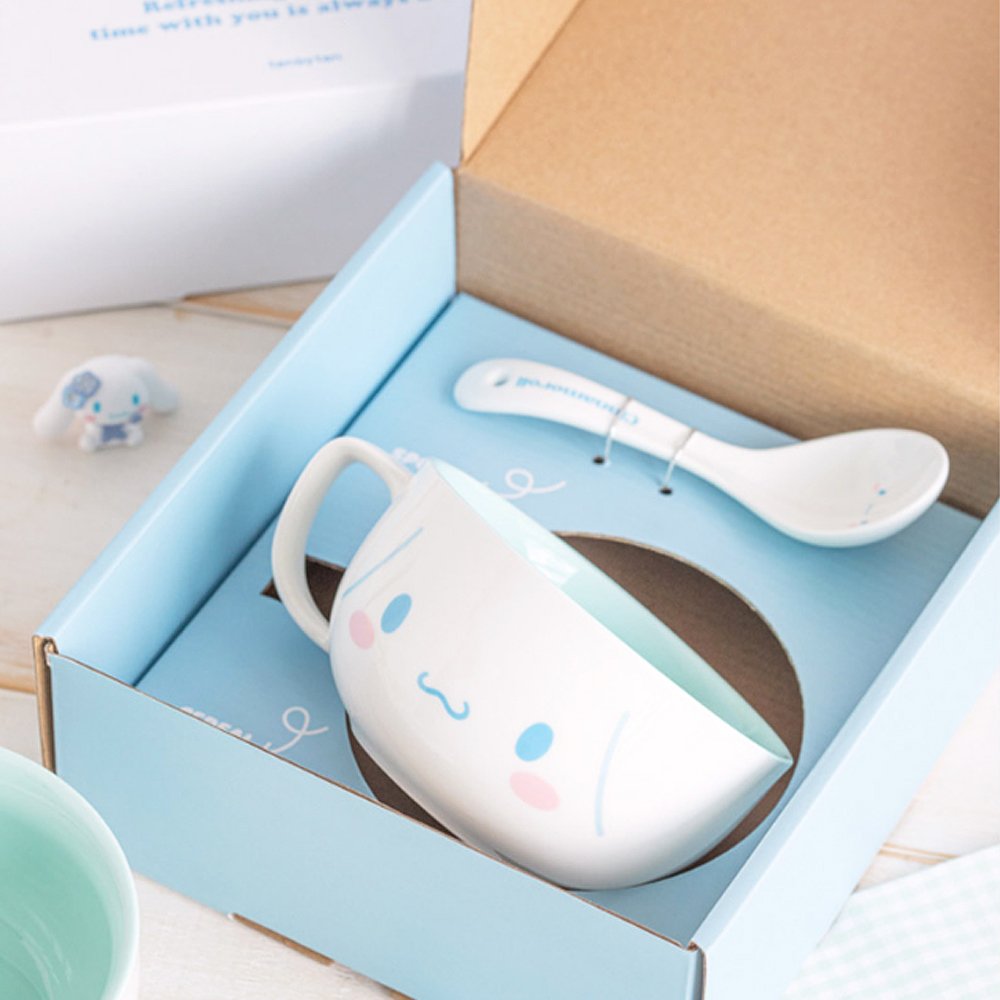 Sanrio Characters Cereal Bowl & Spoon Set