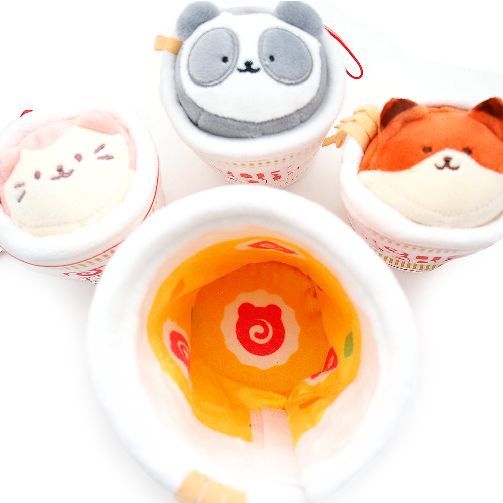 Anirollz x Nissin Cup Noodles Mochi 6" Plush
