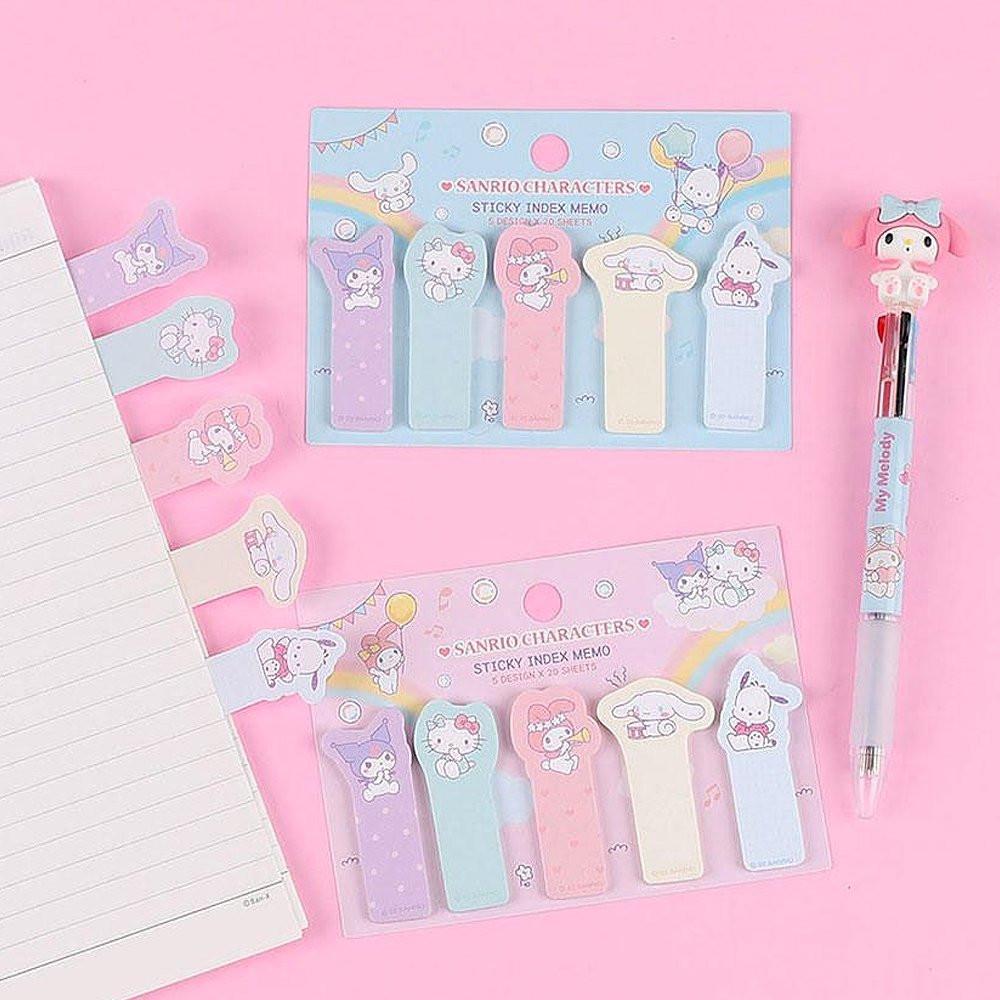 Sanrio Characters Assorted Sticky Index Memo