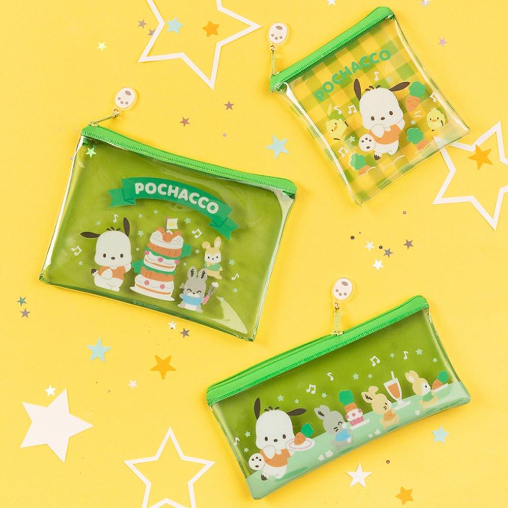 Sanrio Characters Clear Pouch 3pcs Set