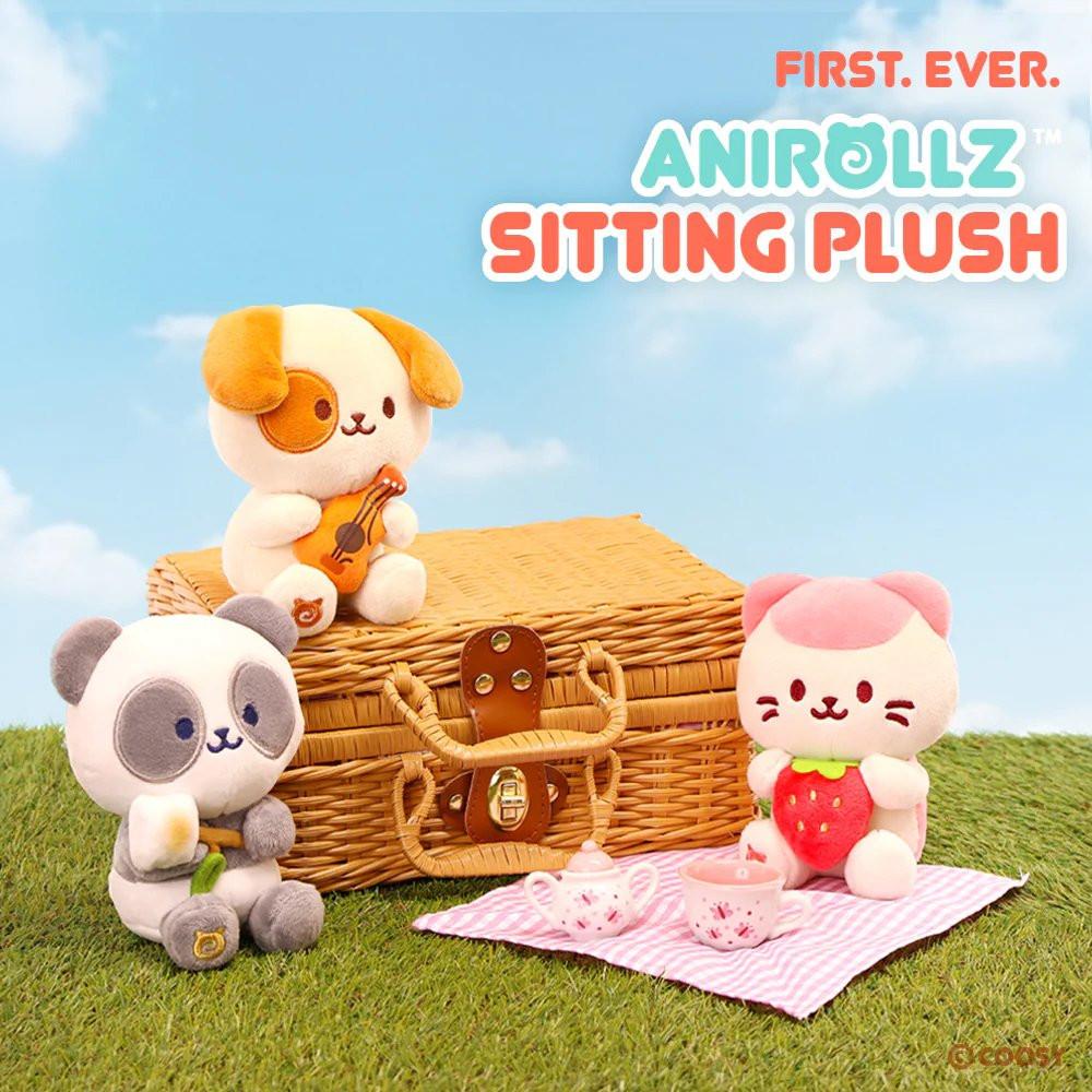 Anirollz 6" Small Sitting Plush