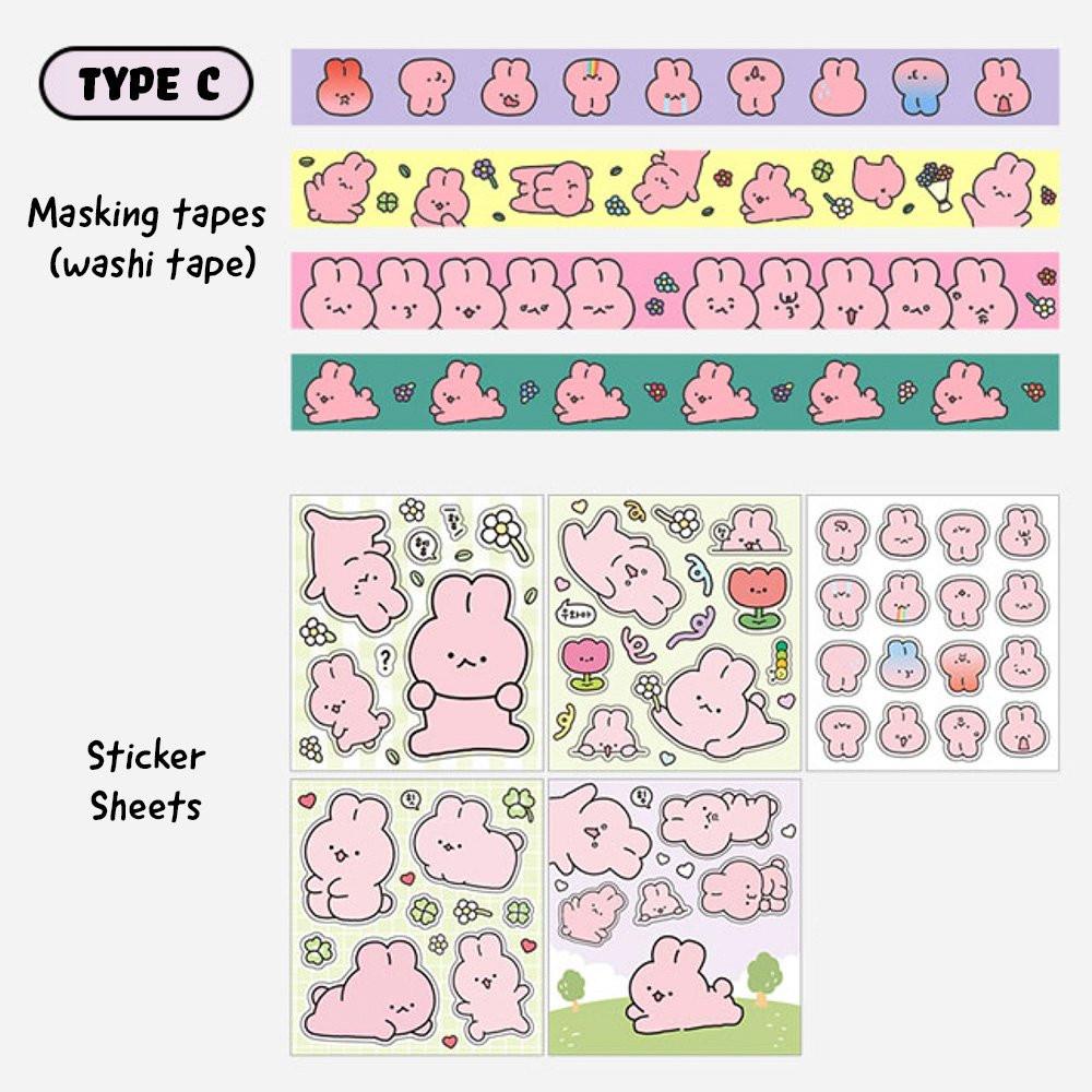 Soondeok Washi Tape & Sticker Set