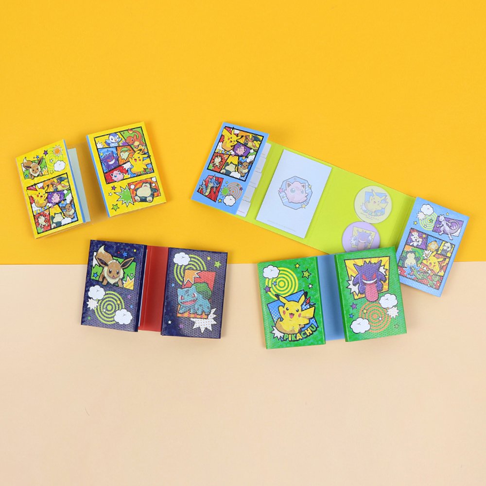 Pokemon 6-Side Assorted Sticky Memo