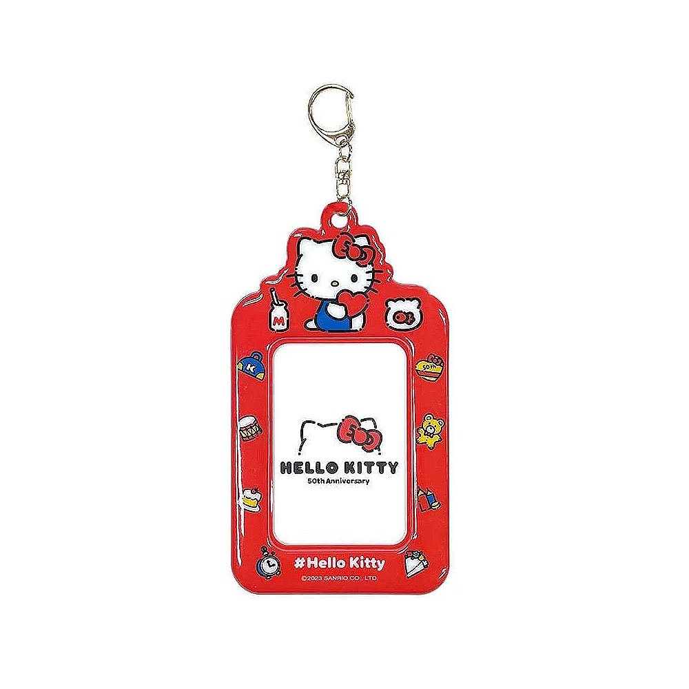 Sanrio Hello Kitty ID Holder Clip-On :50th Anniversary