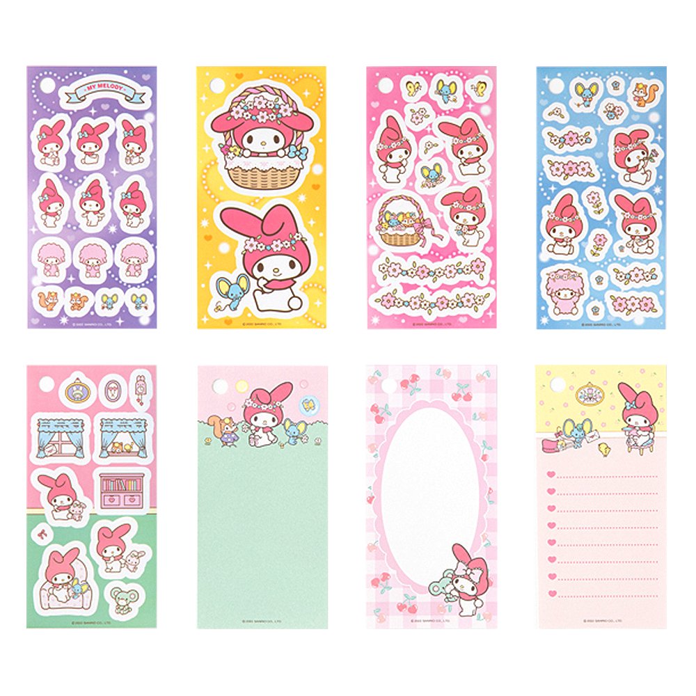 Sanrio Characters Ring Note Sticker Pack