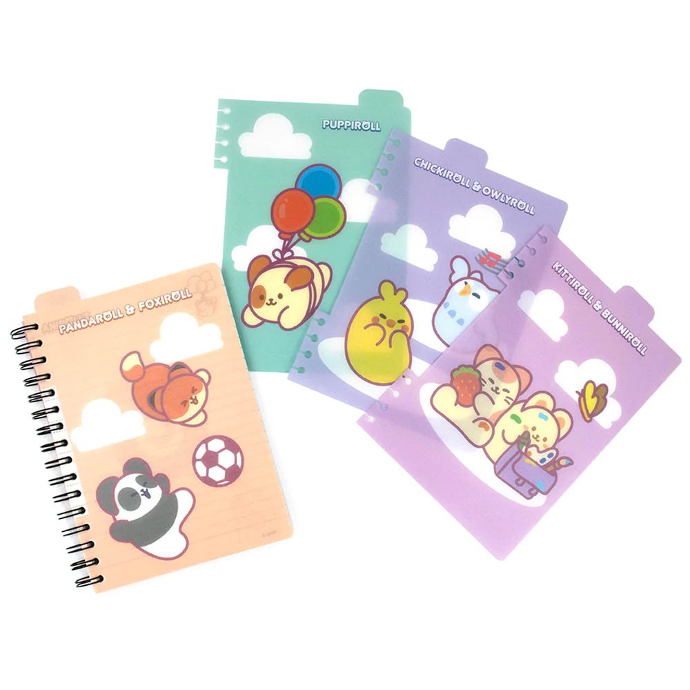 Anirollz Detachable Index Notebook