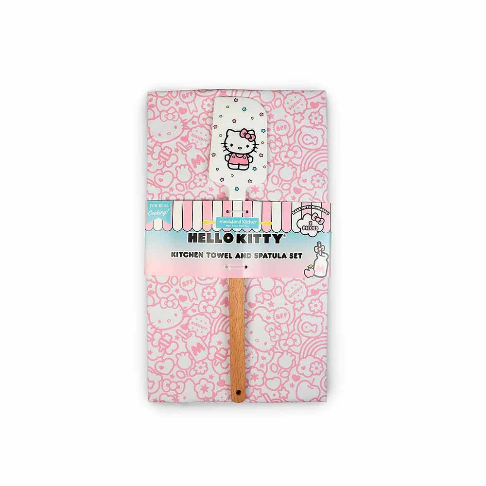 Sanrio Hello Kitty Towel And Spatula Set