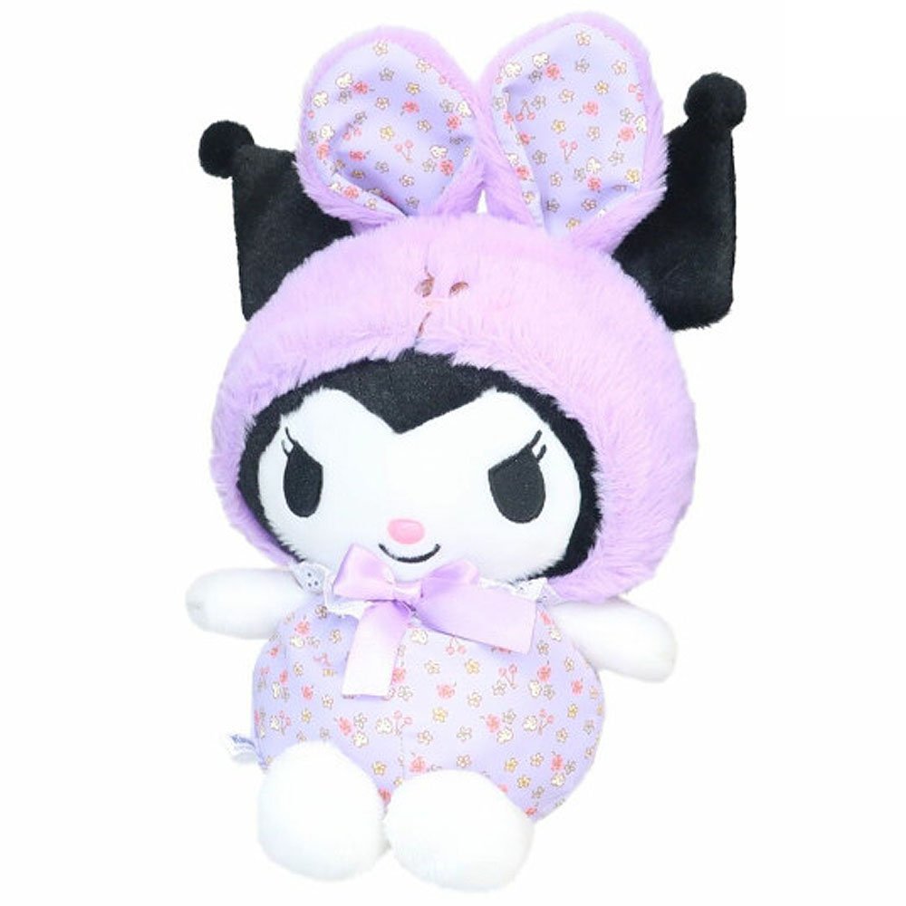 Kuromi Flower Bunny 11" Bean Doll Plush