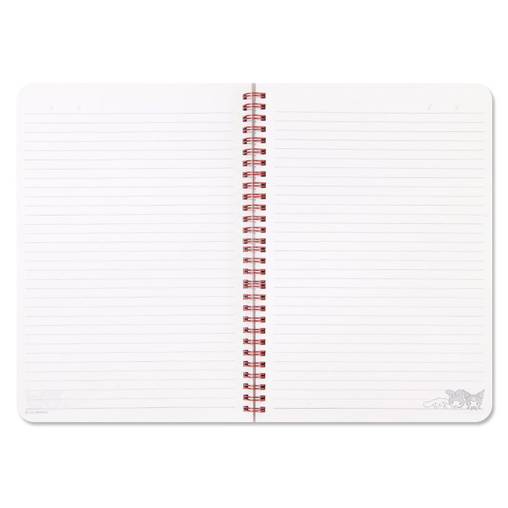 Sanrio Characters Hard Cover Ruled Notebook