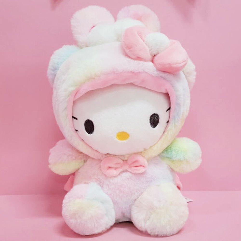 Sanrio Characters Rainbow Plush Backpack