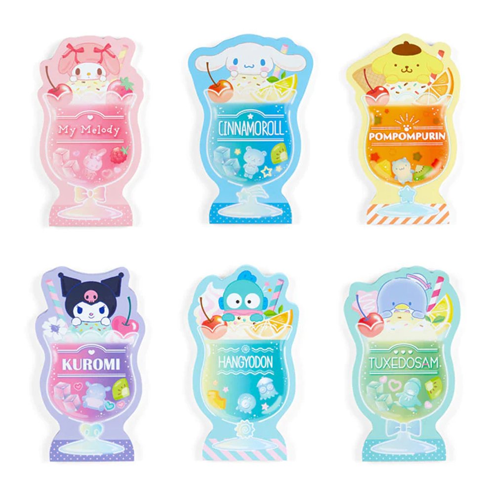 Sanrio Characters Soda Float Memo Pad