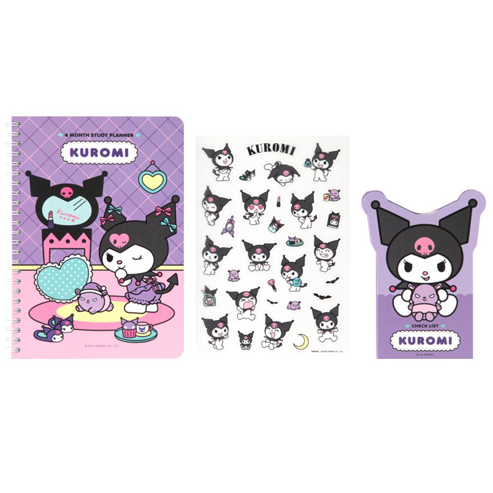 Sanrio Characters 4-Month Study Planner Set