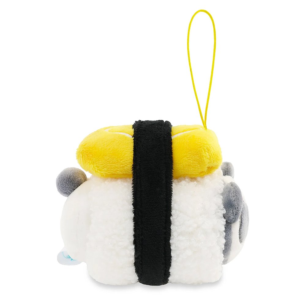 Anirollz Tamago Egg Sushi Pandaroll 4” Plush Keychain