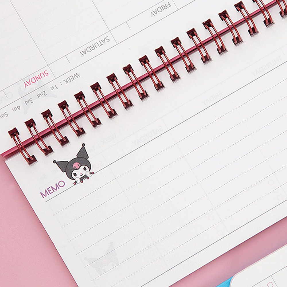 Sanrio Characters Standing Weekly Planner