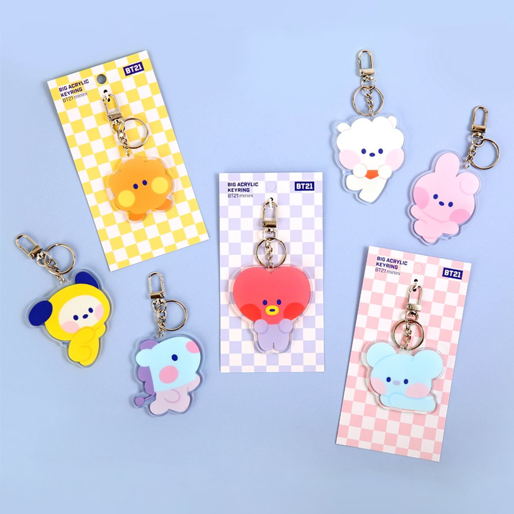 BT21 Big Acrylic Keyring