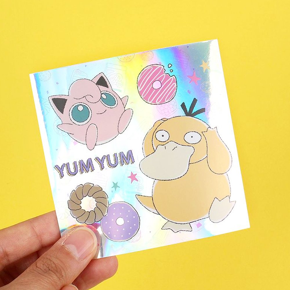 Pokemon Deco Sticker Sheets : Rainbow