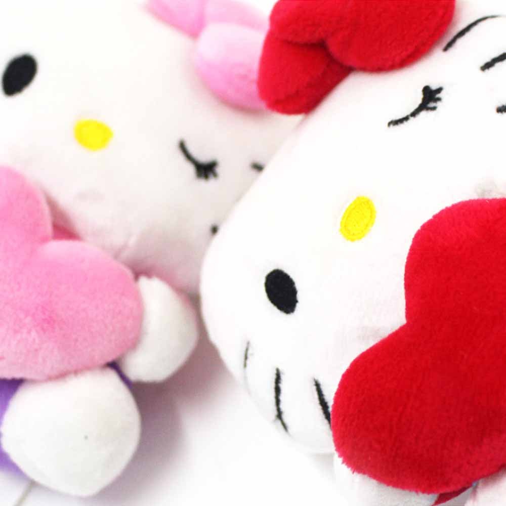 Sanrio Hello Kitty Heart Plush Keychain