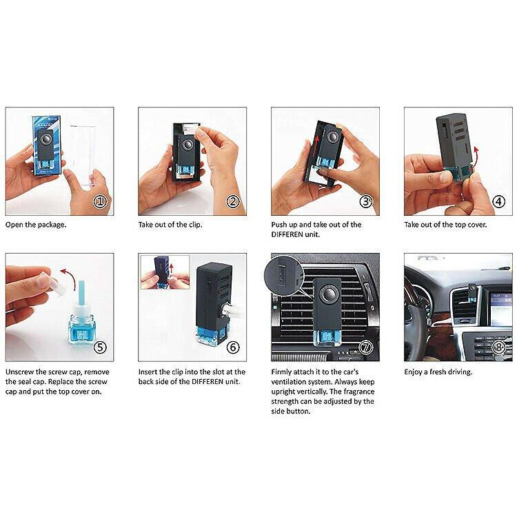 Differen Vent Clip Car Air Freshener