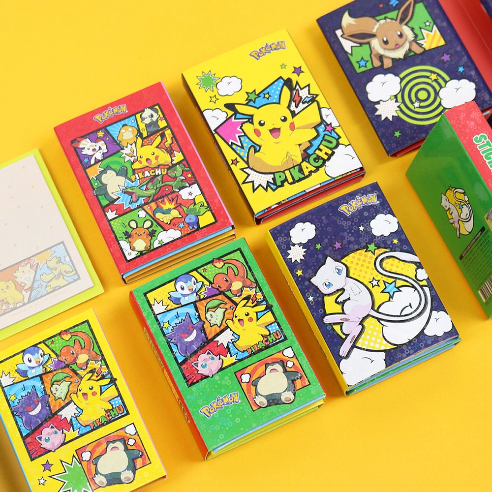 Pokemon 6-Side Assorted Sticky Memo