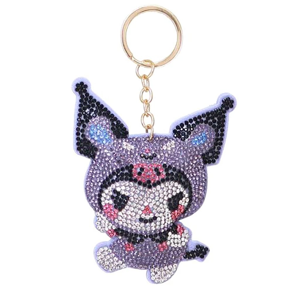 Sanrio Characters Rhinestone Mascot Keychain