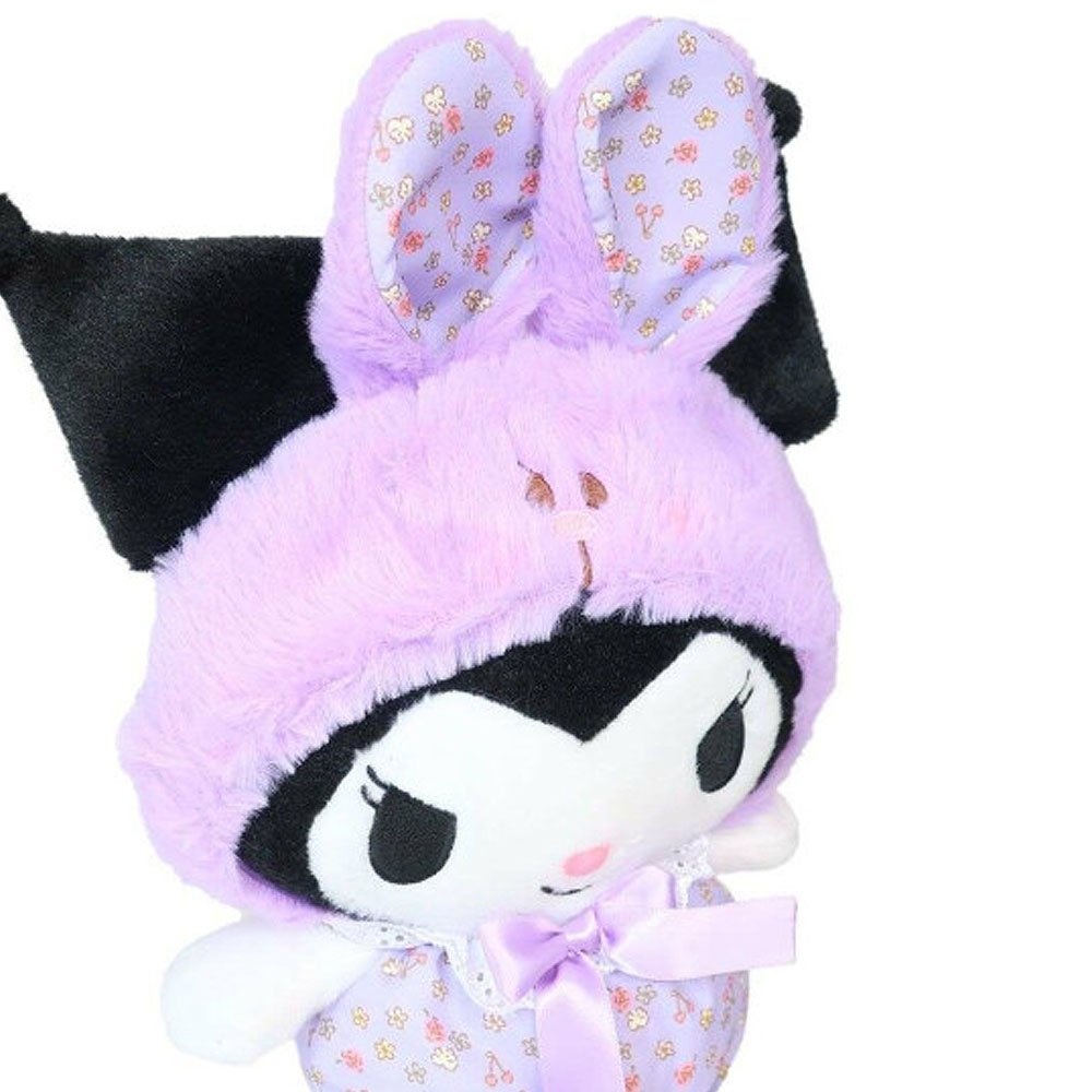 Kuromi Flower Bunny 11" Bean Doll Plush