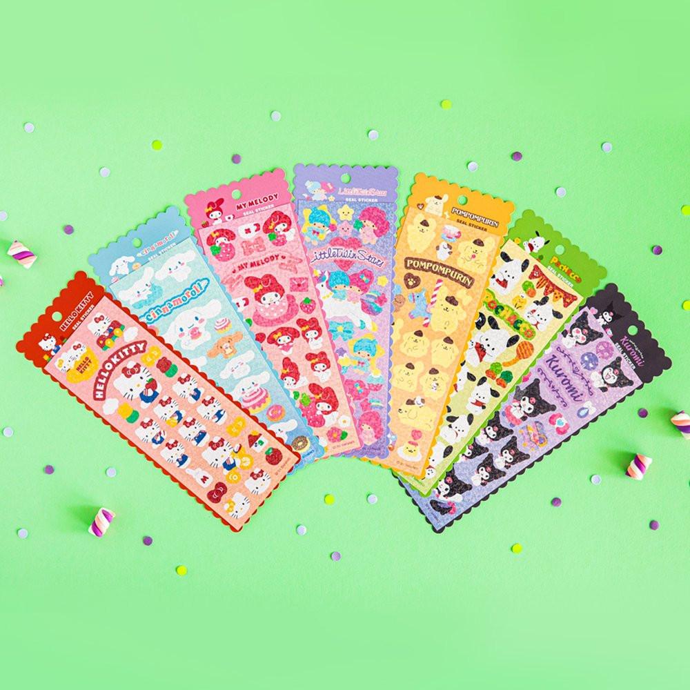Sanrio Characters Twinkle Seal Sticker Sheet