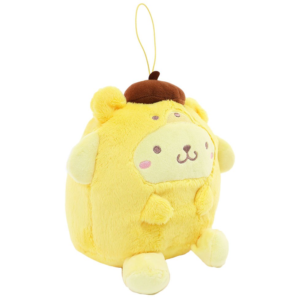 Pompompurin Animal Costume Plush Keychain