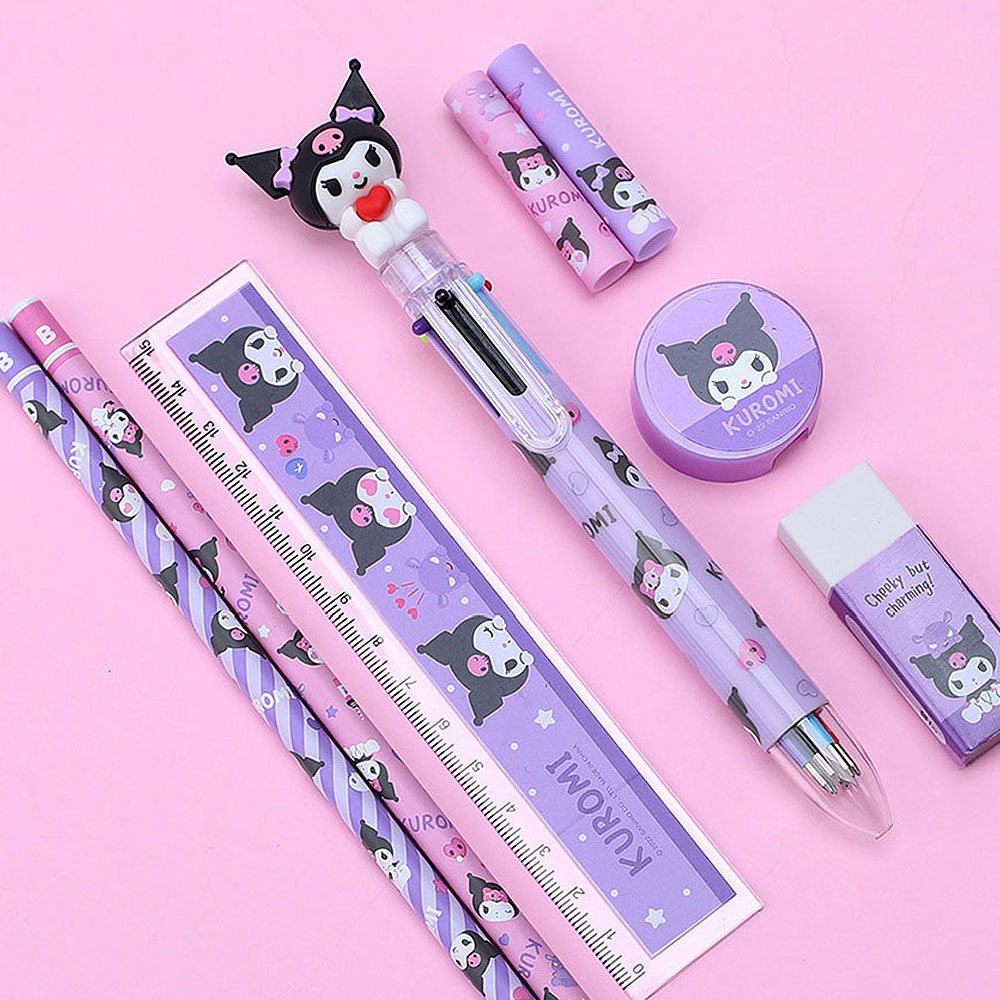 Sanrio Kuromi Case Stationery Set