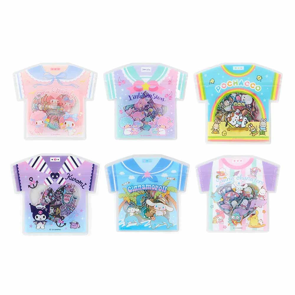 Sanrio Characters Summer Shirts Flake Sticker