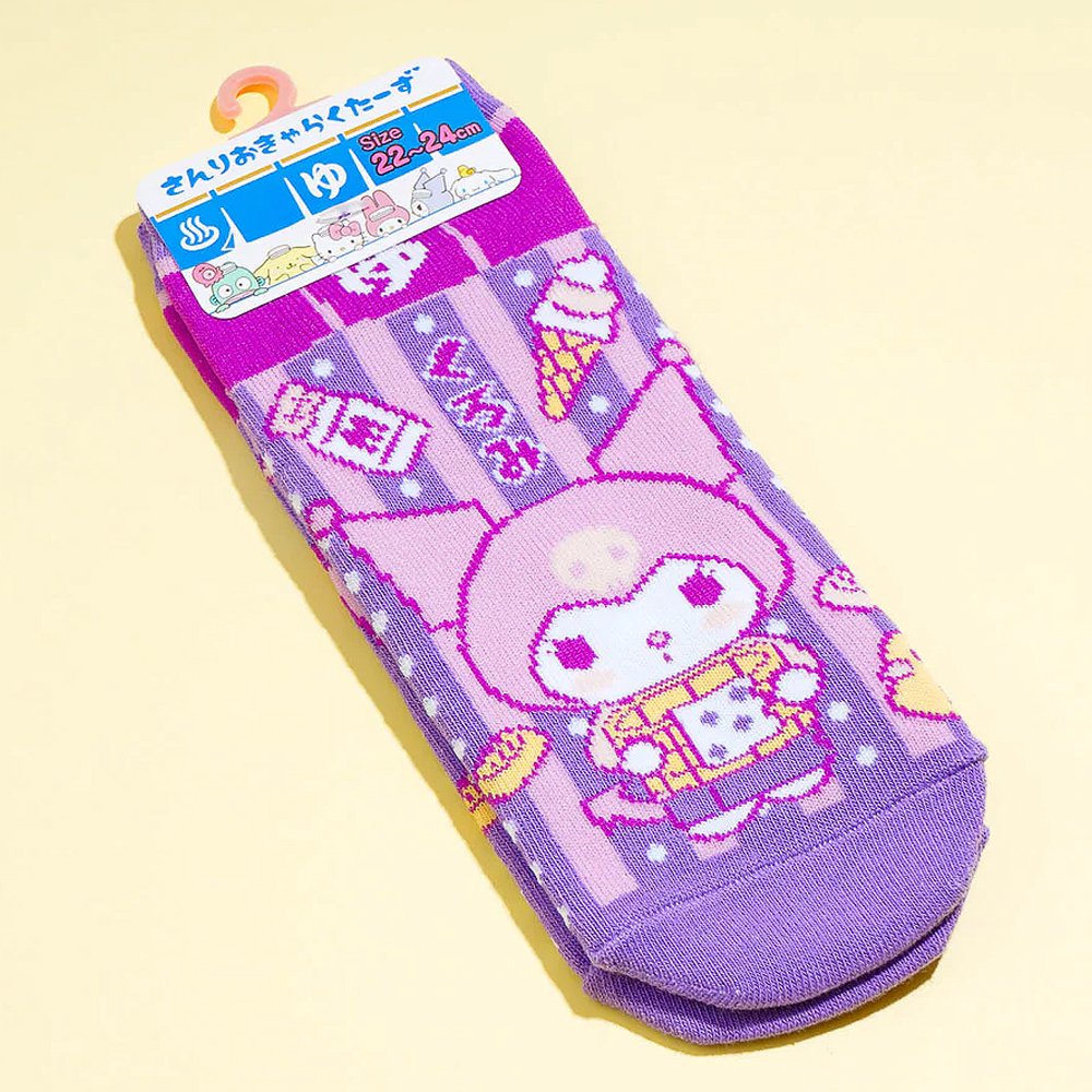 Sanrio Kuromi Low-Cut Socks :Yukata
