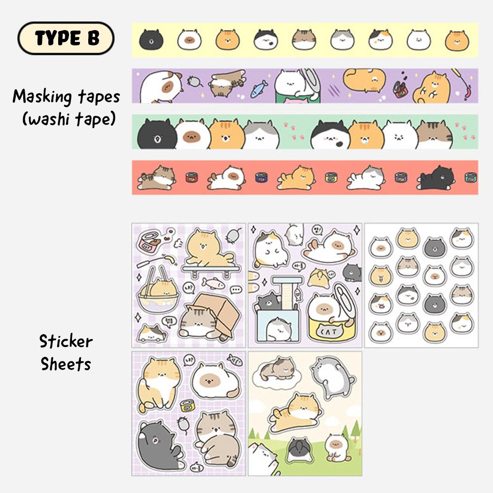 Soondeok Washi Tape & Sticker Set