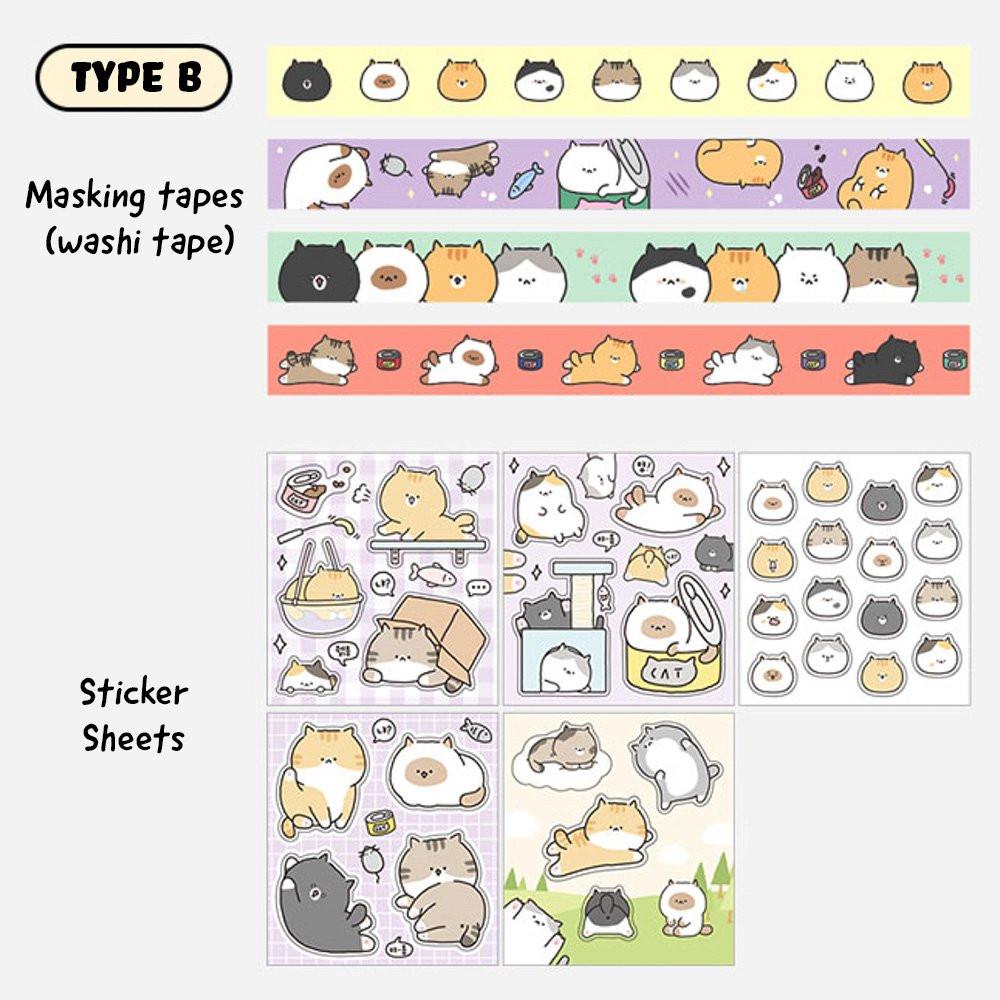 Soondeok Washi Tape & Sticker Set