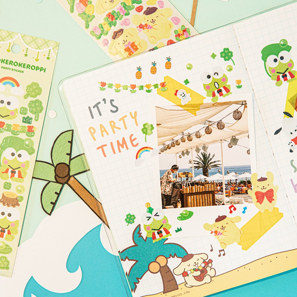 Sanrio Characters Party Sticker Sheet