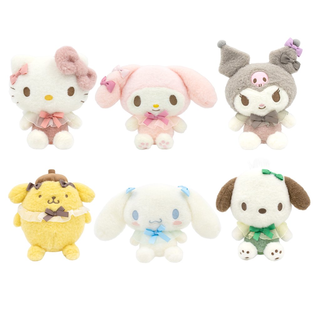 Sanrio Characters 7" Soft & Cuddly Plush
