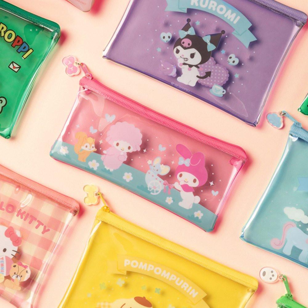 Sanrio Characters Clear Pouch 3pcs Set