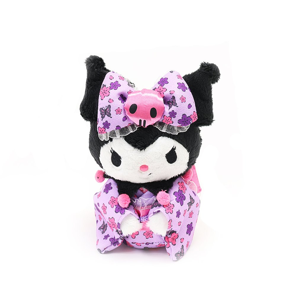 Sanrio Kuromi Kimono Mascot Clip-On Plush