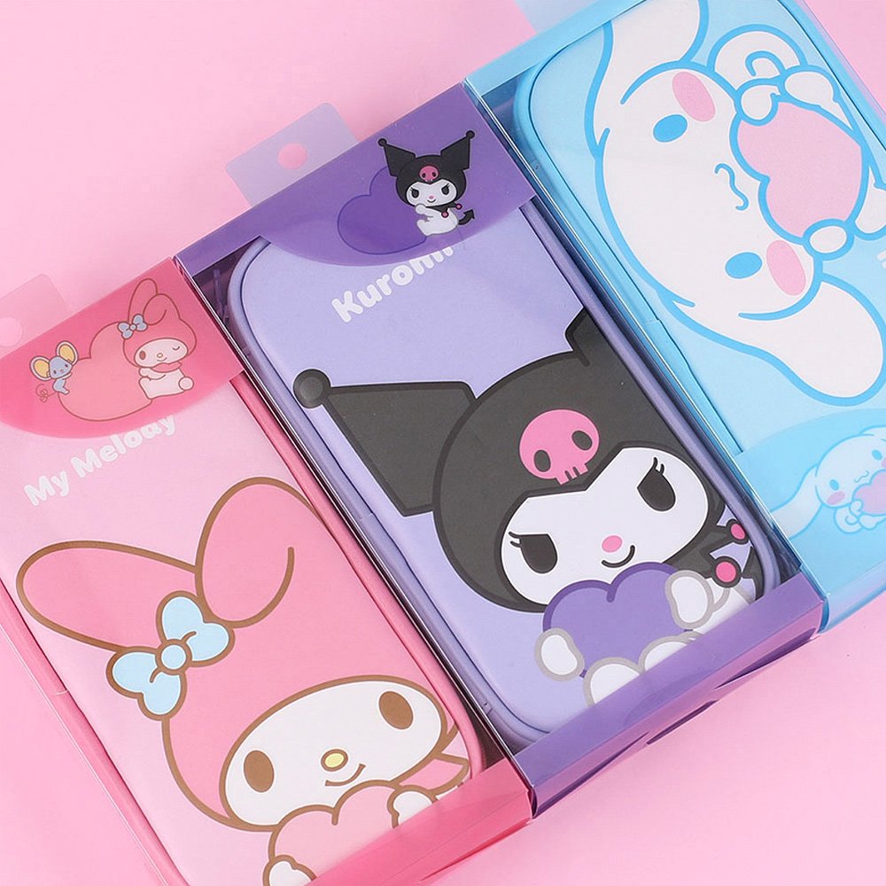 Sanrio Characters Big Face Multi Pencil Pouch