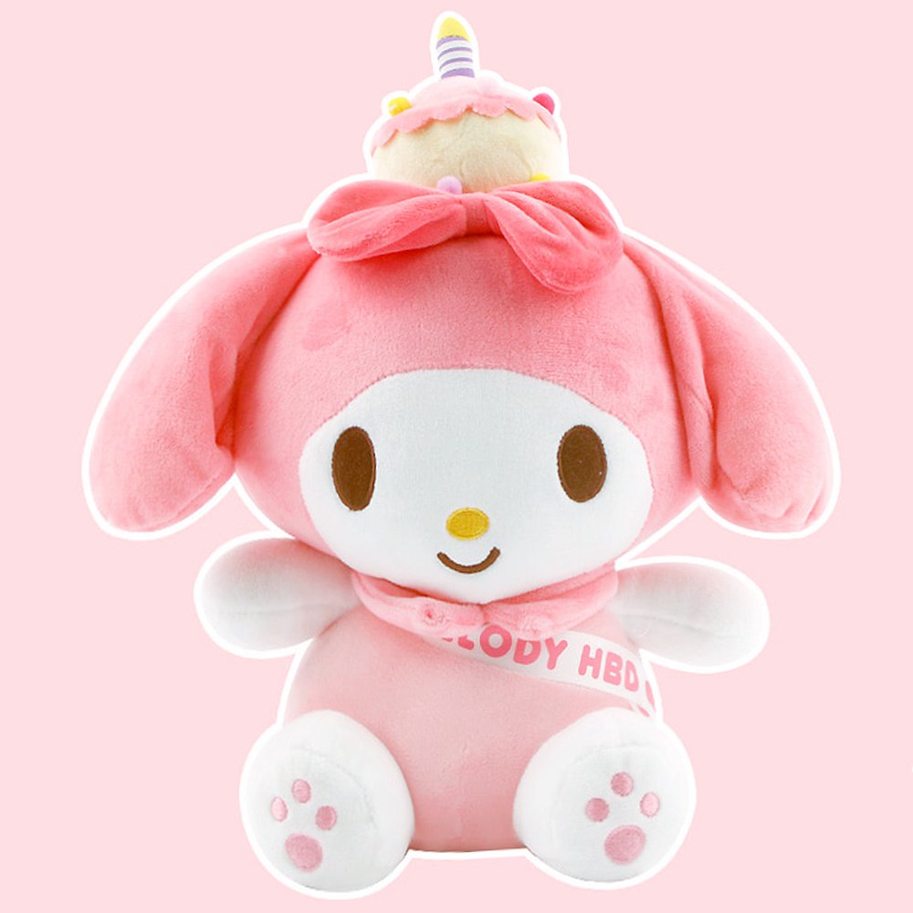 Sanrio Characters HBD Cake hat 13" Plush