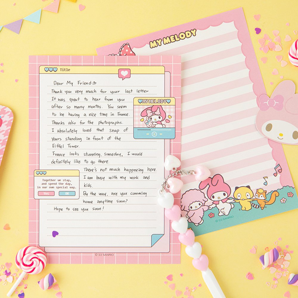 Sanrio Characters Assorted Sticky Memo Book