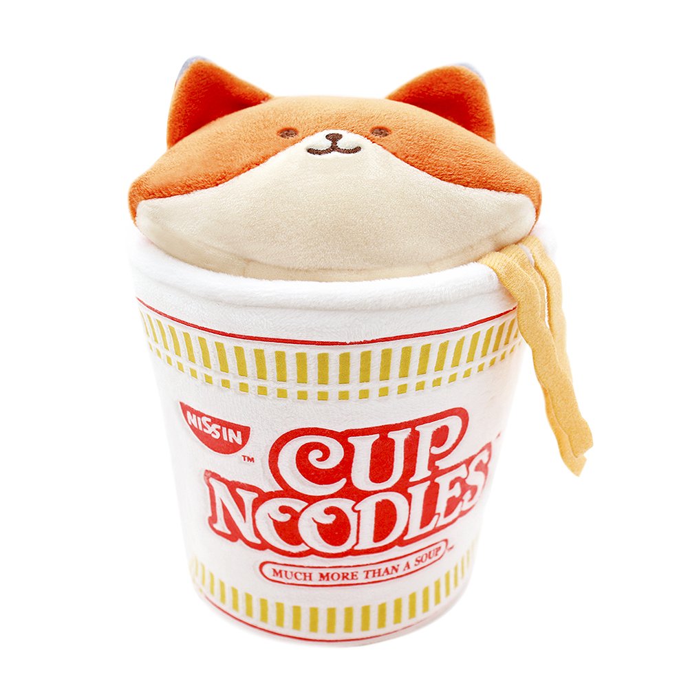 Anirollz x Nissin Cup Noodles Mochi 6" Plush