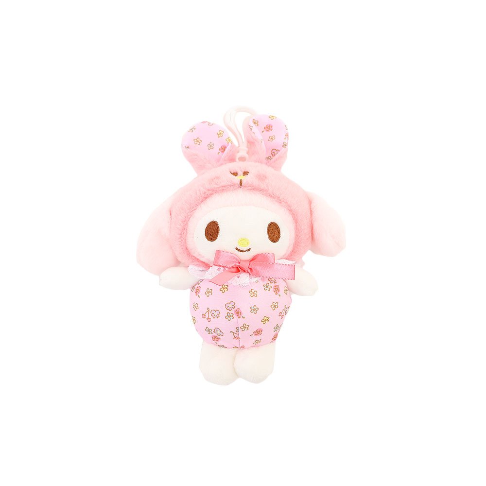 My Melody Flower Bunny Mascot Clip on