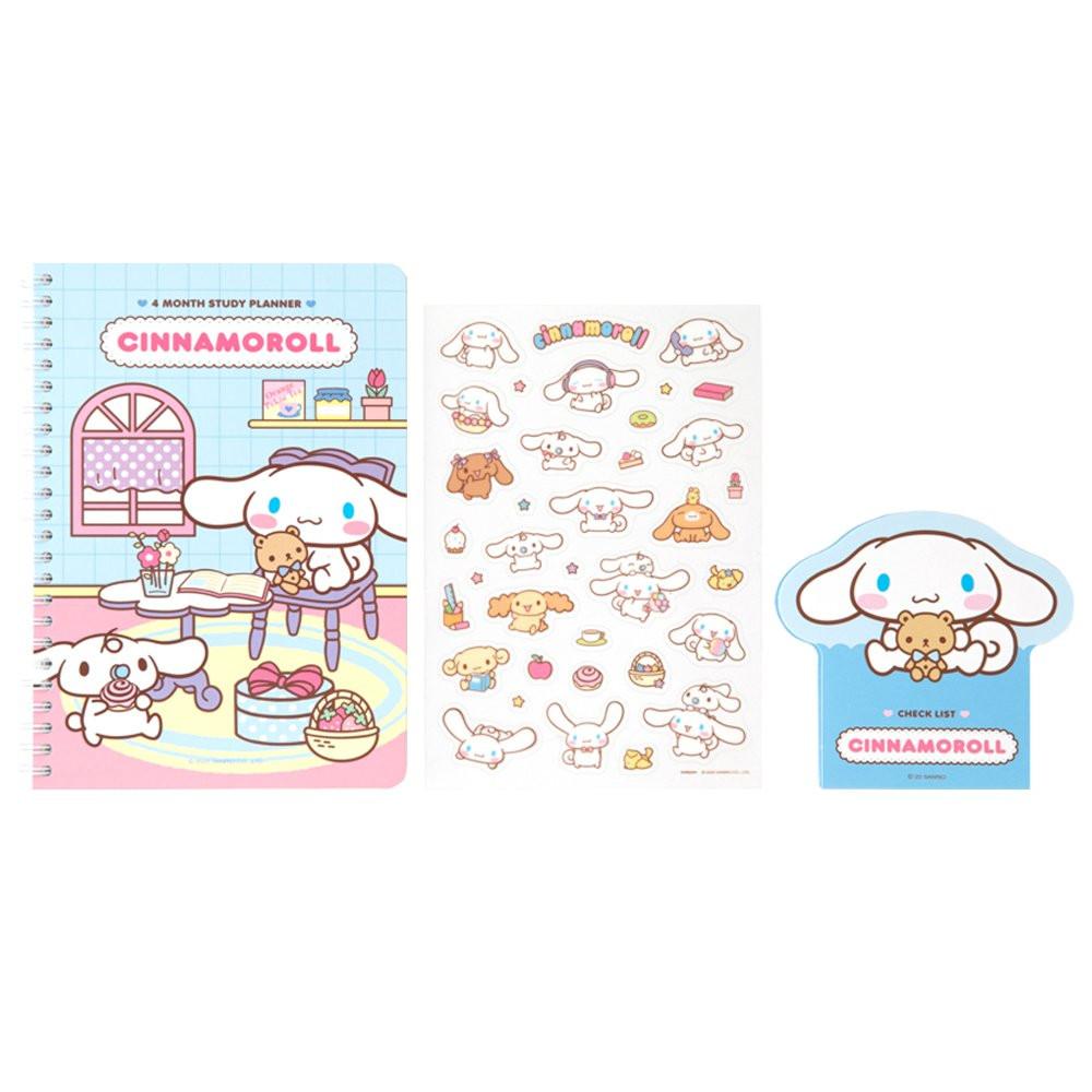 Sanrio Characters 4-Month Study Planner Set