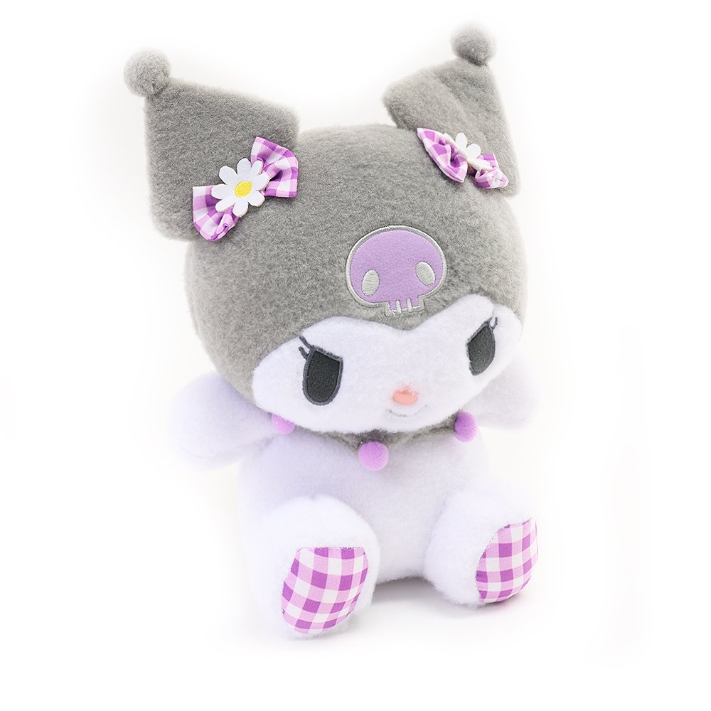 Sanrio Kuromi Cuddly Plaid 11" Plush