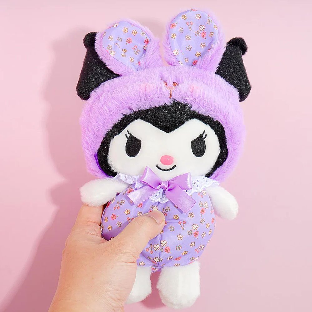 Kuromi Flower Bunny 9" Bean Doll Plush