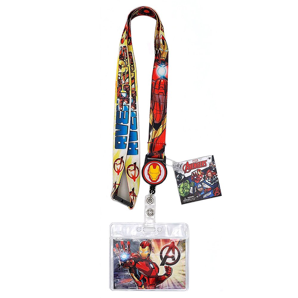 Iron Man Retractable Badge Lanyard